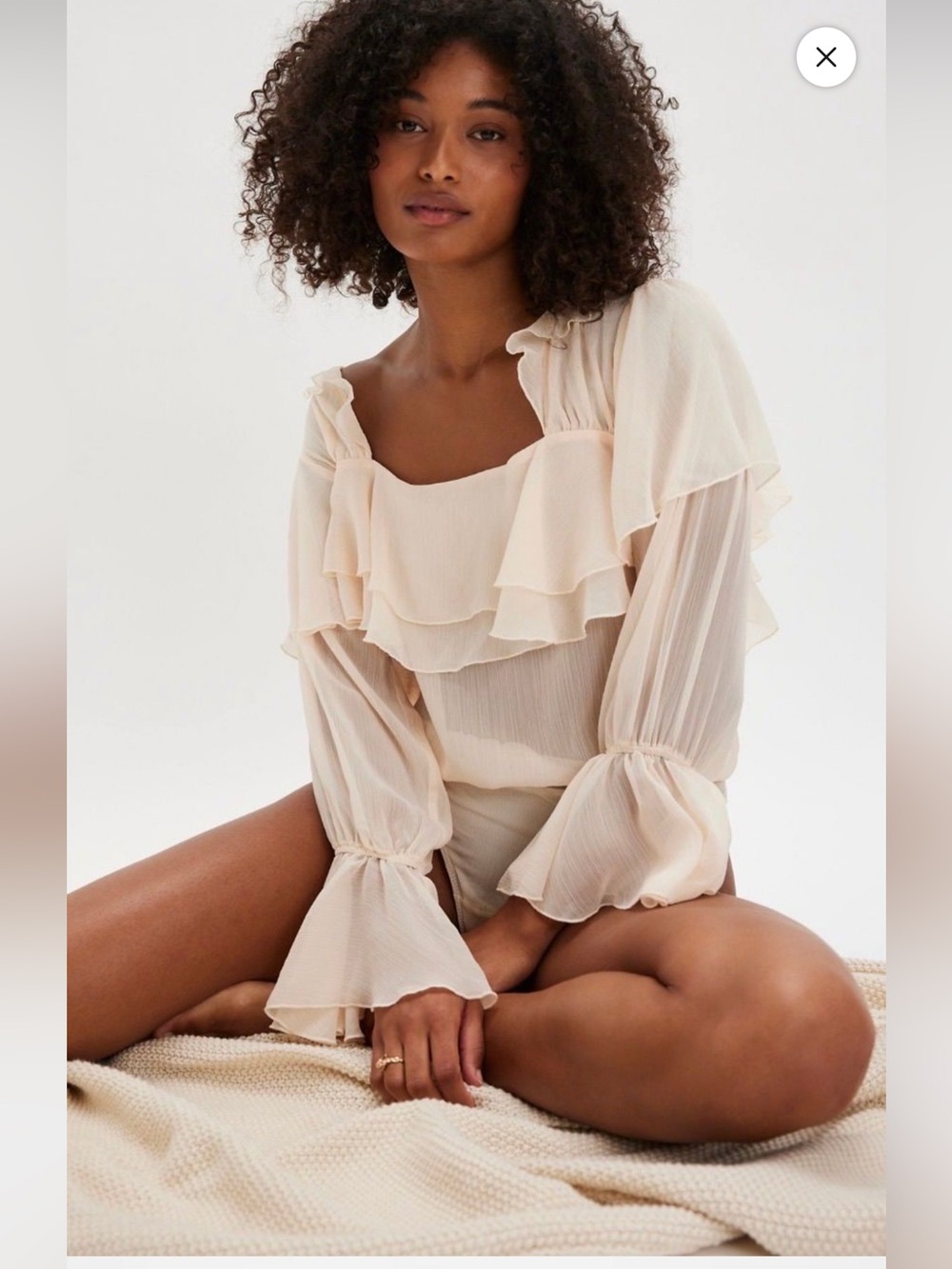 Free People Intimately Give Me Drama Bodysuit NWOT